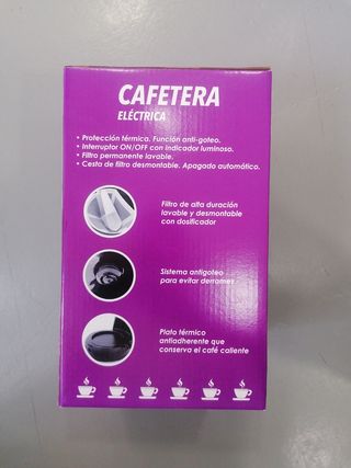 Cafetera eléctrica 6 tazas - 650W