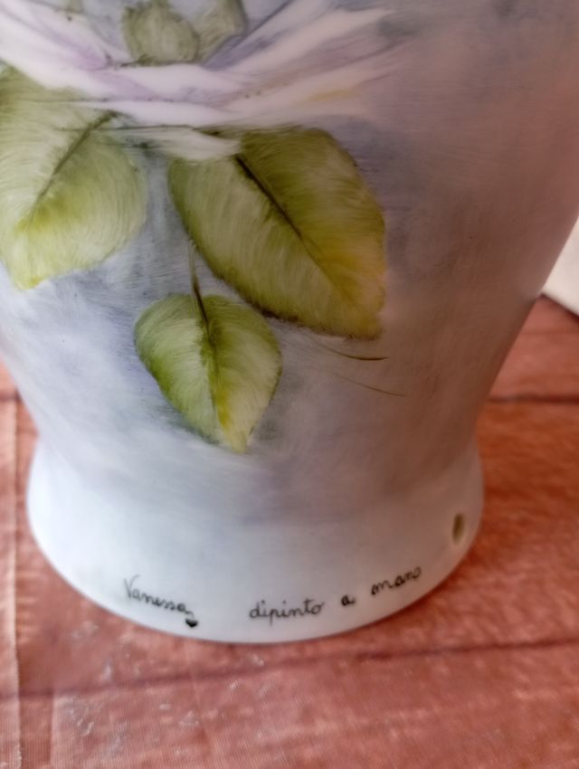 Base lampada in porcellana