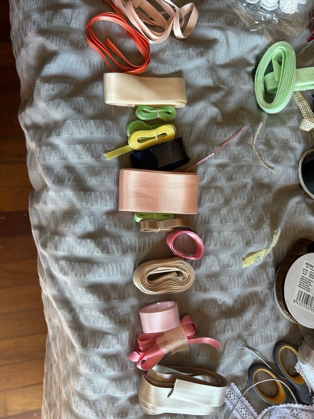 kit de lazos y cuerdas cuero y flores