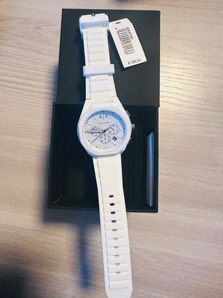 Orologio Armani Exchange bianco nuovo!!