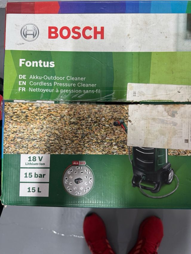 Lavadora de alta pressão Bosch Fontus 18v
