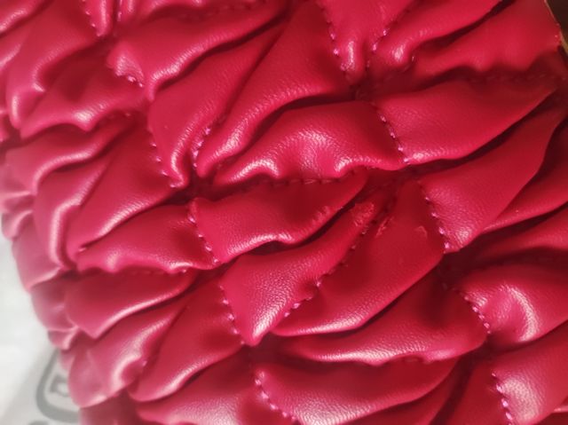 Borsetta Cromia fuxia trapuntata