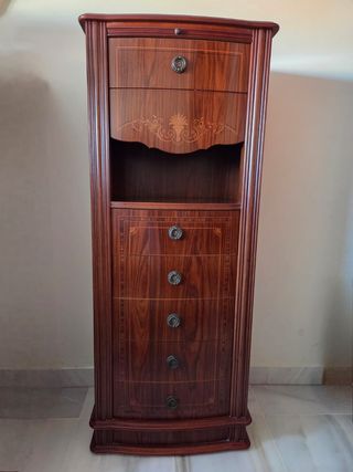 Sinfonier legno marrone 5 cassetti