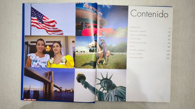 Libro comidas de América del norte 