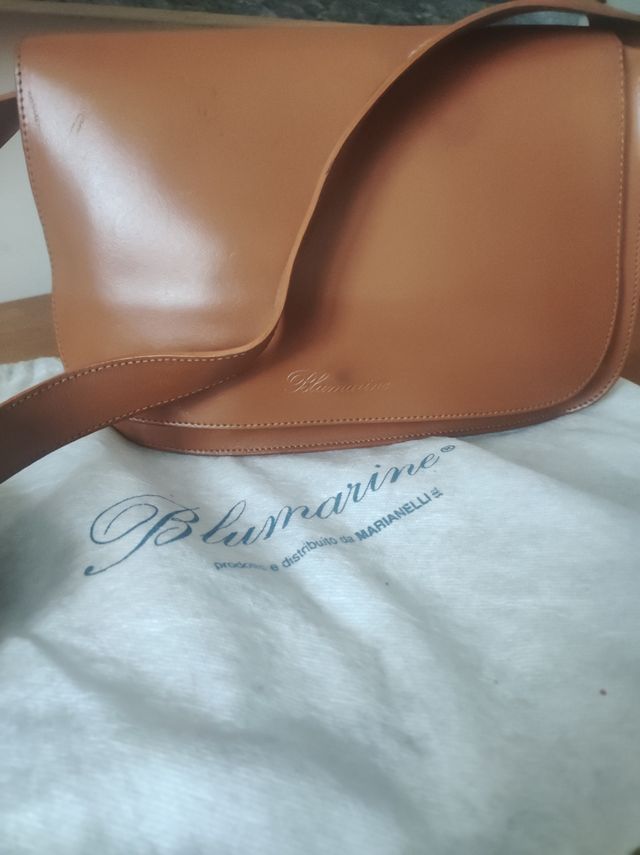 Blumarine borsa a tracolla marrone