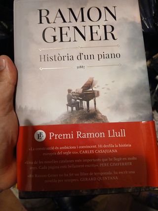 Història d'un piano: Premi Ramon Llull 2024