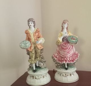 Statuine Porcellana 42cm - Soprammobili