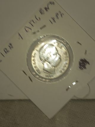 1 Lira Argento Italia 1887