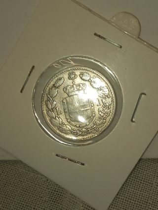 1 Lira Argento Italia 1887