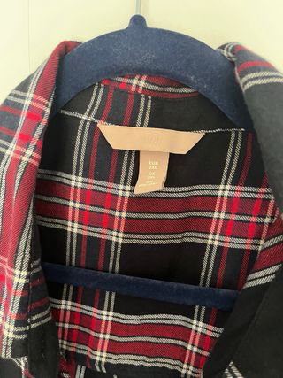 Camisa H&M cuadros rojos - Talla 8