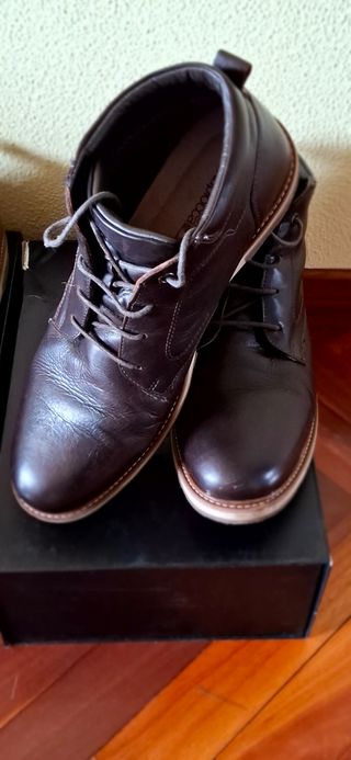 Botines Piel Dry Coronel Tapioca 