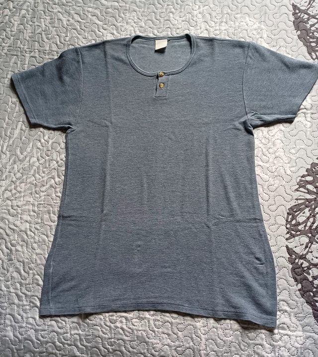 Camiseta entretiempo estilo vaquero gris azul