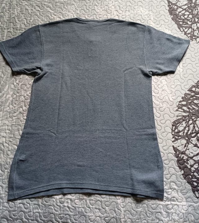 Camiseta entretiempo estilo vaquero gris azul