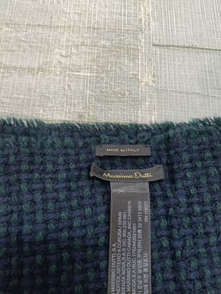 Bufanda de lana Massimo Dutti