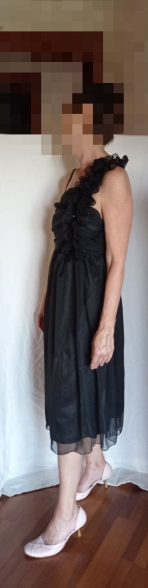 Vestito nero elegante taglia S-M