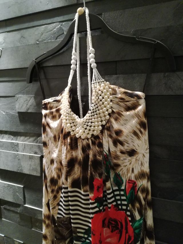 Vestito donna con perle