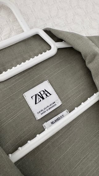 Camisa Zara verde - Talla XL