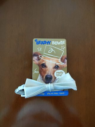 Papillon per cani Beasty - argentato