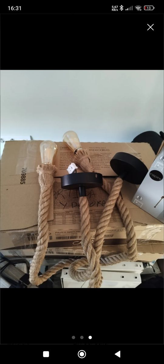 Lampara Colgante Cordera - Inspire