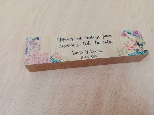 Caja y boli personalizado