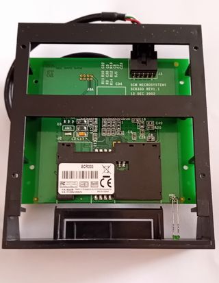 Lector de DNI electrónico, interno 3.5" USB placa