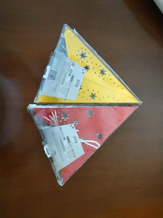 Decorazioni Natalizie Stelle Led - 2pz