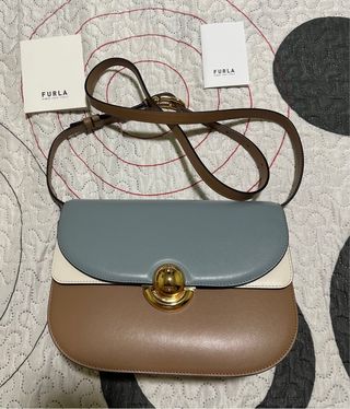 Bolso Furla bandolera bicolor