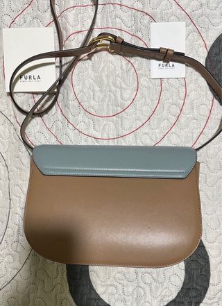 Bolso Furla bandolera bicolor