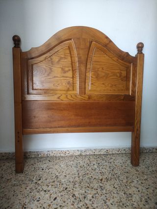 Cabecero cama madera maciza