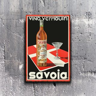 PLACA METALICA VERMOUTH VINO CARTEL METAL ANUNCIOS