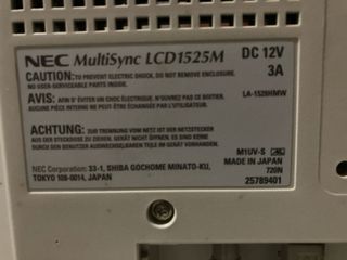 Monitor nec vintage 15 pollici 