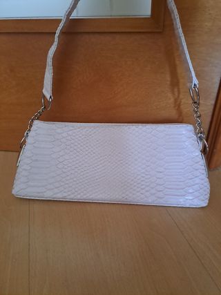 Bolso de mano rosa