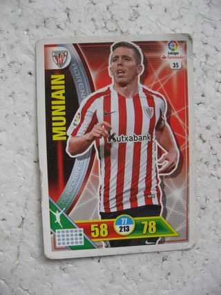 cromo Adrenaly Muniain 35 liga 2016 - 2017 fútbol