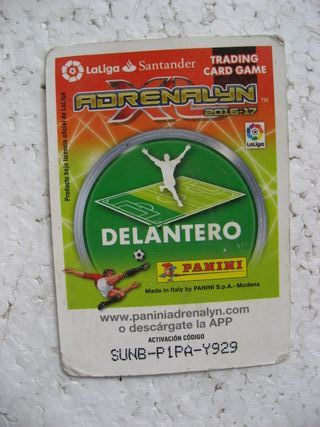 cromo Adrenaly Muniain 35 liga 2016 - 2017 fútbol