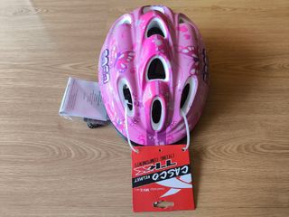 Casco de Protección Infantil Rosa Talla M (52-56)
