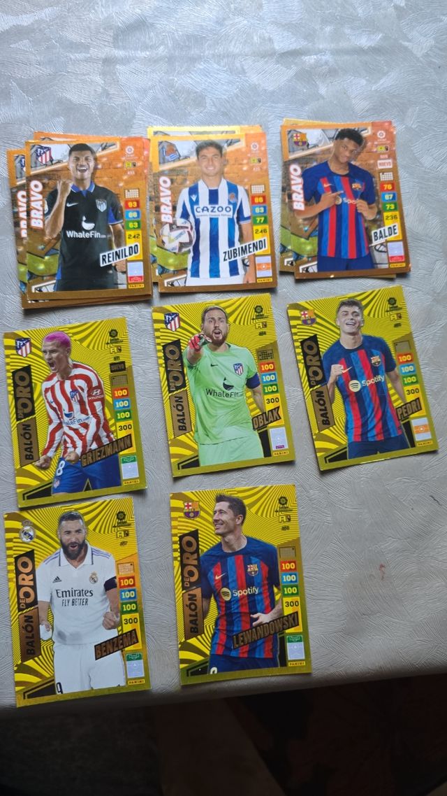 Cromos Adrenalyn 23-24 y 22-23 LaLiga