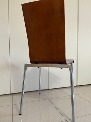 6 sillas comedor madera metal