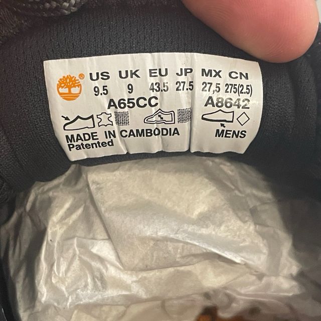 Timberland Scarpe Nere 43.5