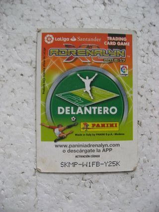 cromo fútbol Adrenalyn Morata 427 2016 2017