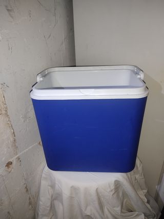 Nevera portátil azul para playa nueva 