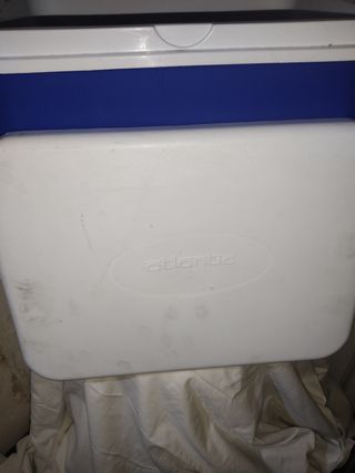 Nevera portátil azul para playa nueva 