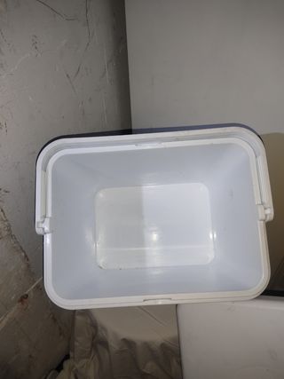 Nevera portátil azul para playa nueva 
