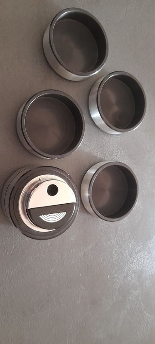 ACCENDINO e n.4 POSACENERE ANNI '70