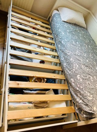 Diván blanco 3 cajones - Modelo Hemnes