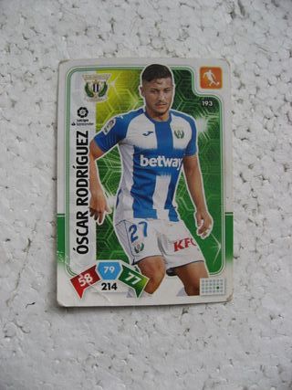cromo 193 Óscar Rodríguez Leganés Adrenalyn XL 2