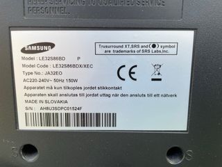 Tv Samsung 32 pulgadas. No sintoniza. 