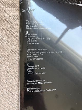 Vinilo Mikel Erentxun Septiembre - Postal