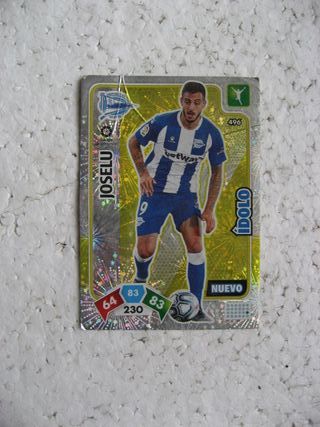 cromo Adrenalyn Joselu 496 Deportivo Alavés 2019