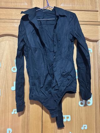 Body camisa negro