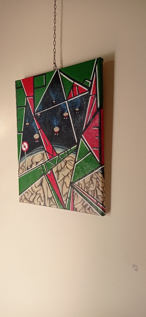 Quadro astratto geometrico